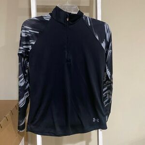 Under Armour Black and Gray HeatGear -YLG-52